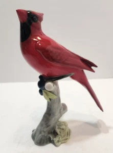 Figura de colección Lorenz Hutschenreuther Kunstabteiling Art Deco Red Cardinal - Imagen 1 de 15