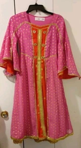 Princess Jasmine Deluxe Live Action Costume Halloween Dress Chiffon Size 9/10 - Picture 1 of 8