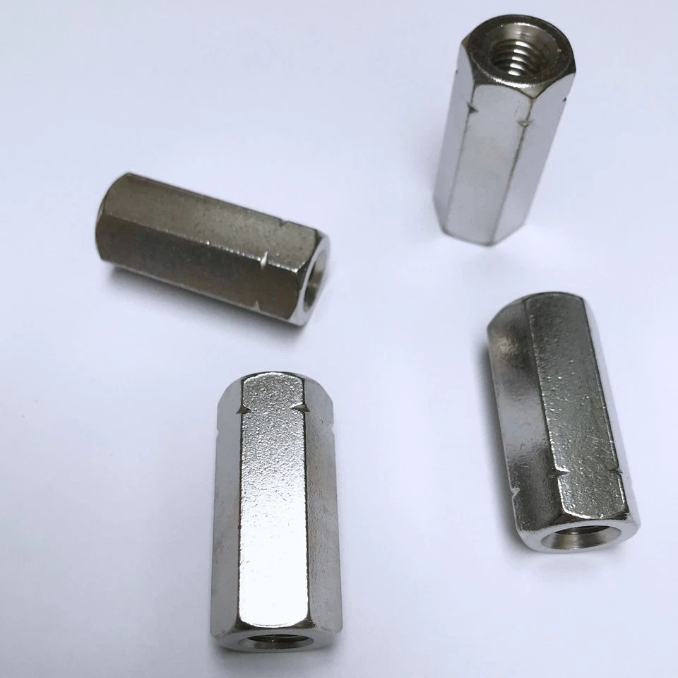 Sechskantmuffen Distanzmutter Edelstahl VA 9071 Verbindungsmuttern Langmutter A2 - Bild 1 von 1