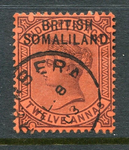 Somaliland #8 Queen Victoria Excellent Condition [Used] Cover