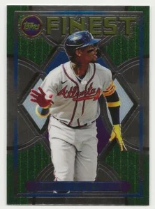 2022 Topps Finest Flashbacks RONALD ACUNA JR. Base Card Atlanta Braves #135 - Picture 1 of 1