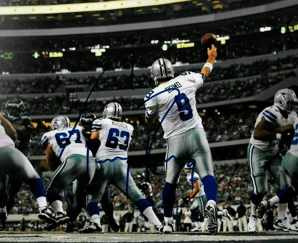 Tony Romo Dallas Cowboys Autograph Signed Auto Photo 3.5x5 Reprint - Image 1 of 1