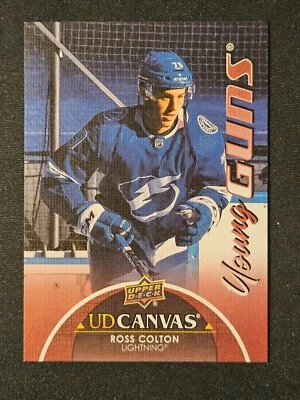21-22 Upper Deck Ross Colton Canvas Young Guns 🚨🚨🚨 Colorado Avalanche  - Image 1 of 2