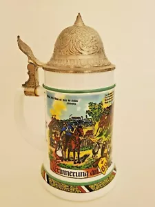 DE COLECCIÓN BMF ALEMÁN MIE SERVICIO VASO DE LECHE CON TAPA CERVEZA PIEDRA .5L BMF ALEMANIA - Imagen 1 de 8