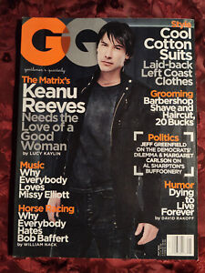 GQ Magazine May 2003 Keanu Reeves Ashton Kutcher Ryan Reynolds