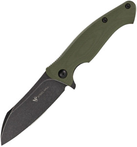 Steel Will Nutcracker Folding Knife, N690, G10 Handle, OD Green, F24-33