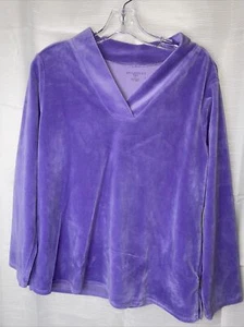 Appleseeds Womens Track Suit Color Purple Size Petite Large  - Picture 1 of 12
