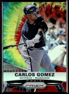 2015 Panini Prizm #38 Carlos Gomez Tie Dyed Prizms /50 - Picture 1 of 2