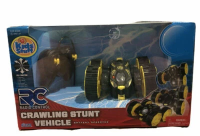 Crawling Stunt Vehicle Kids Stuff Remote RC Radio Control 4" 27 Mhz Car YELLOW - Image 1 of 2
