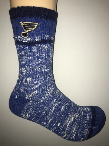ST LOUIS BLUES NHL HOCKEY JERSEY LOGO ALPINE CREW LENGTH SOCKS LARGE Cover
