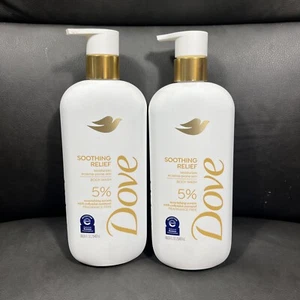 Dove Soothing Relief Moisturizes Eczema Prone Skin Body Wash 18.5floz New X2 - Picture 1 of 2