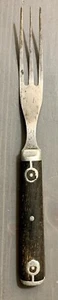ANTIQUE AMERICAN CIVIL WAR MILITARY FORK 3-PRONG PRIMITIVE UTENSIL RARE CUTLERY - Picture 1 of 3