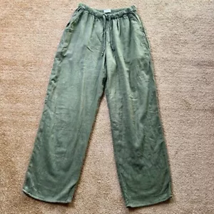 Little Moon Damen Armeegrün Pull-On Kordelzug Gerade Hose Pants Medium - Bild 1 von 10