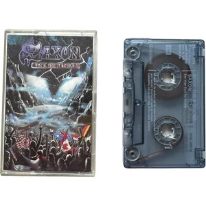 Saxon Rock The Nation Cassette Tape Rock Band EMI Records 1986 Vintage Album - Picture 1 of 13