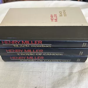 Henry Miller: 3 Bände Set Tropic Of Cancer, Steinbock, Black Spring - Bild 1 von 5