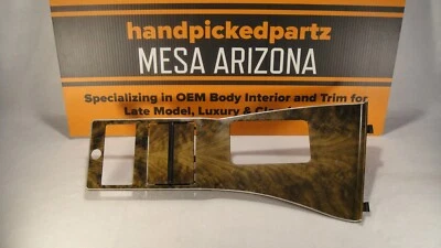 1984-1986 LINCOLN MARK VII OEM WOODGRAIN CENTER CONSOLE SHIFTER BEZEL - Image 1 of 4