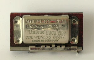 ANTIQUE HOHNER'S TRUTONE PITCH PIPE  No P1  VIOLIN & MANDOLIN G D A E TONES - Picture 1 of 3