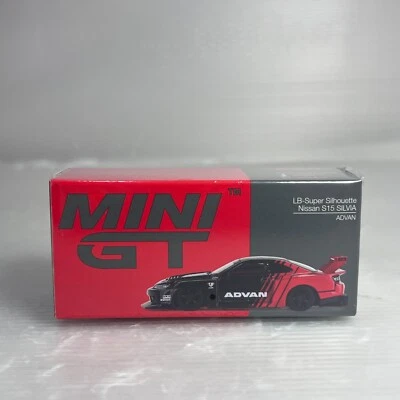 1/64 Mini GT Nissan S15 Silvia LB Super Silhouette Advan RHD MGT00649-R - Image 1 of 2