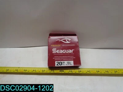 Cantidad = 2 línea de pesca Seaguar Abrazx 100 % fluoro 200 yardas 20 20AX200 645879800070 Foto 1 de 4