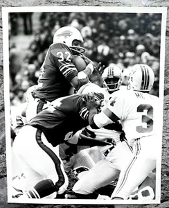 1974 O.J Simpson "Juice Leaping For a Touchdown" Type 1 Original Photo By Emmons - Picture 1 of 2