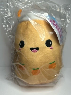 Fuzzy Friends Peach Cup Drink Stuffed Animal Plush Toy New - Image 1 of 2