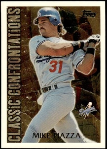 1996 Topps Baseball Mike Piazza Classic Confrontations #CC10 Los Angeles Dodgers - Picture 1 of 10