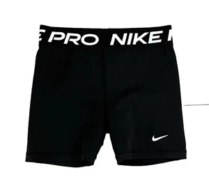 NIKE PRO DRI-FIT COMPRESSION BLACK RUNNING SHORTS WOMEN'S SIZE XL - Picture 1 of 3