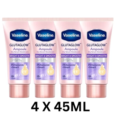 4 X Vaseline Dry Serum Bright & Smooth 45ml , DHL Shipping - Image 1 of 4