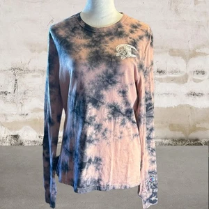 T-shirt Champion nuova con etichetta tie dye manica lunga logo - taglia small - Foto 1 di 5