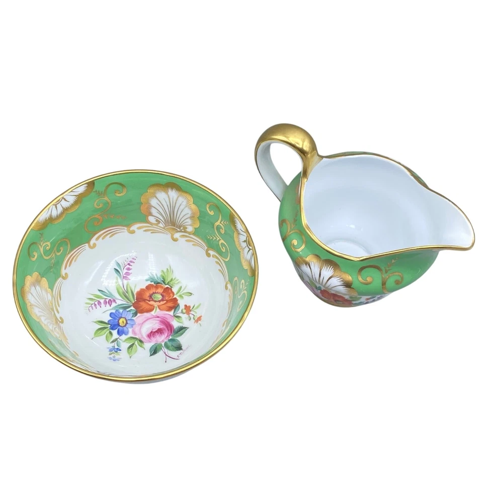 VTG Sugar & Creamer Floral England CottageCore Grannycore Glam Dainty Tea Party - Image 1 of 4
