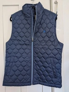 Original Penguin Quilted Vest Navy Vest Sz S - Picture 1 of 6