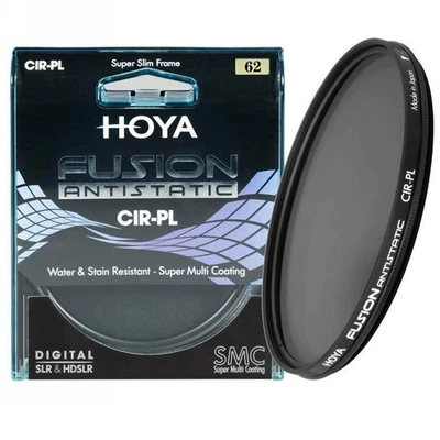 NEW HOYA FUSION ANTISTATIC CPL Filter Polarizing/Polarizer Multi-Coating 62mm - Image 1 of 4
