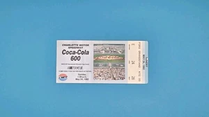 1992 Coca Cola 600 Ticket Stub Dale Earnhardt 53rd Win Vintage NASCAR Ticket - Picture 1 of 2