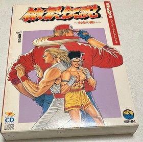 Fatal Fury Art Set Cd Illustration Book Best Game Selection 4 Neo Geo