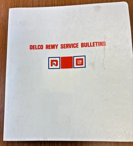 DELCO Remy Service BULLETINS 3-ring Binder - 1960-1982ish GM-EUC Vintage - Bild 1 von 20