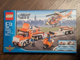 Lego 7686 Helicopter Transporter Town/City SEALED. RETIRED 2009