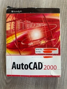 AutoCAD 2000 with 2-CD's, Serial # and CD Key; - Afbeelding 1 van 5