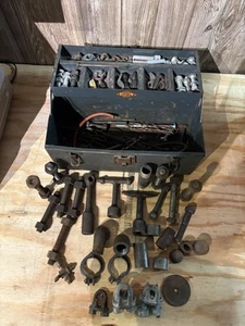 Vintage Rohrschlosser/Klempner S-K Werkzeuge Werkzeugkasten mit Werkzeug Fittinge Sanitär - Bild 1 von 10