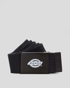 DICKIES CANVAS ORCUTT WEBBED BLACK BELT BRAND NEW WITH TAGS - Picture 1 of 3