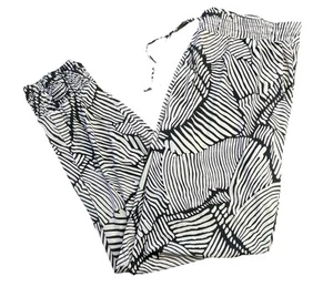 Pull On Jogginghose Damen S schwarz weiß Zebra Veronica M Artsy Maximalist - Bild 1 von 4