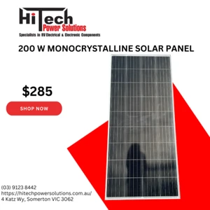 200 W Monocrystalline Solar Panel - Picture 1 of 8
