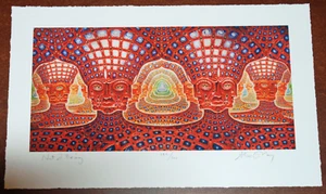 Alex Grey Net of Being 1st Edition Fine Art Print Poster S/# 300 Tool 2006 Music - Picture 1 of 7