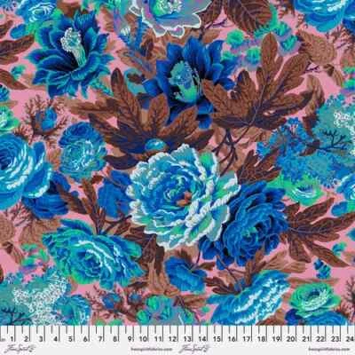 Kaffe Fasset Collective for Free Spirit Fabrics. Cool colors. BTY. More added! - Image 1 of 4