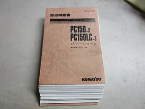 KOMATSU PC150-3 & PC150LC-3 EXCAVATOR PARTS MANUAL - Foto 1 di 3
