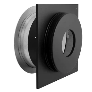 Copperfield 69631 6 Zoll Dura-Vent Dura/Plus Wandfingerhut, verzinkter Stahl Schmerz - Bild 1 von 3