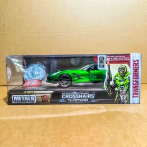 JADA Diecast Transformers Crosshairs 2016 Chevy Corvette Stingray Last Knight - Picture 1 of 5