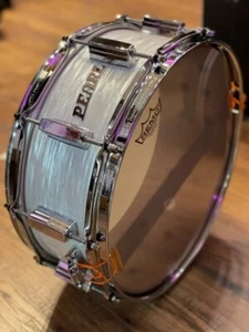 Pearl PSP President Series 14"x5.5" Pearl White Oyster Snare Drum *DBL* (UH-574) - Picture 1 of 9