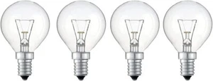 Confezione da 4 40W SES E14 Classic Clear Golf, Piccola Vite, Dimmerabile a Incandescenza, 38... - Foto 1 di 6