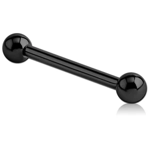 Brustwarze Piercing Stab KUGELN Intimpiercing Black Industrial Lippe Ohr Nippel - Picture 1 of 1