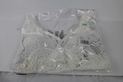 NUEVO BRALETTE DE ENCAJE BLANCO TALLA M NUEVO CON ETIQUETAS Foto 1 de 4